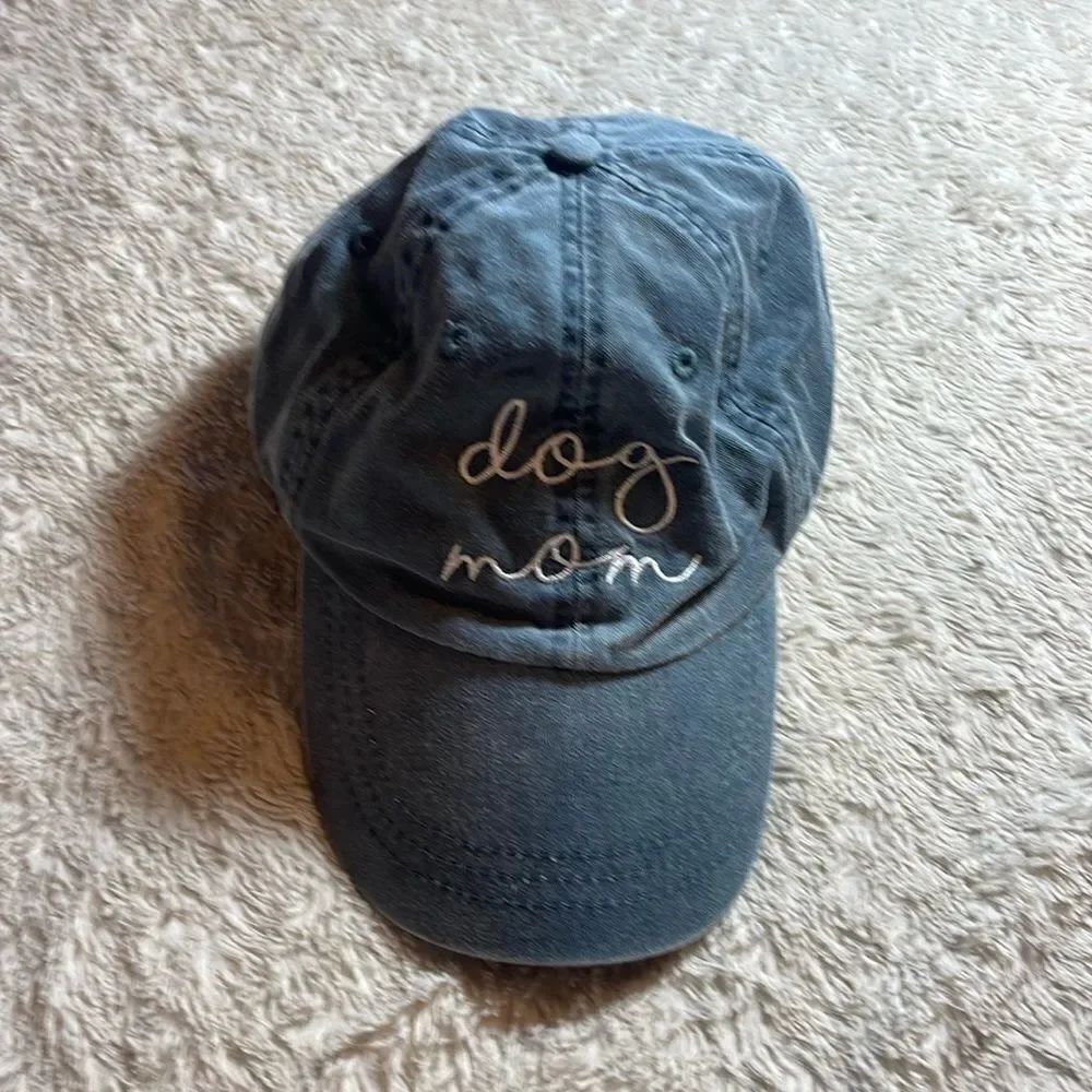 Dog Mom denim hat